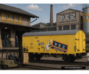 BRAWA 47941 ÖBB Güterwagen Gms -PEZ Ep.III (AC)