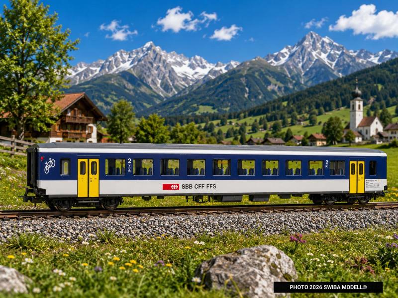 PIKO 96099 SBB NPZ EW I Personenwagen 174-5, 2.Kl