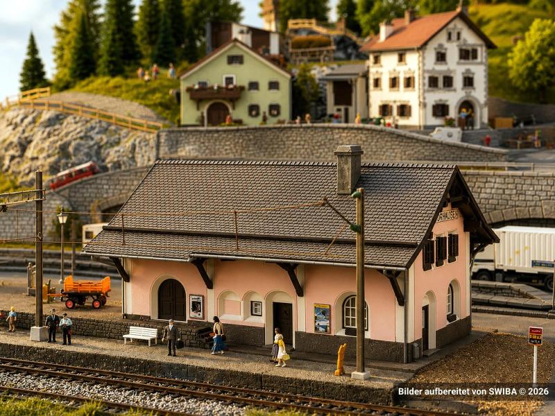 FALLER 110134 RHB Bahnhof Lavin - Zernez (GR) H0