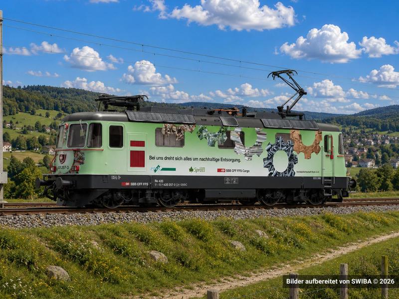 ROCO 71417 SBB Elektrolok Re 420 'CARGO' DCS