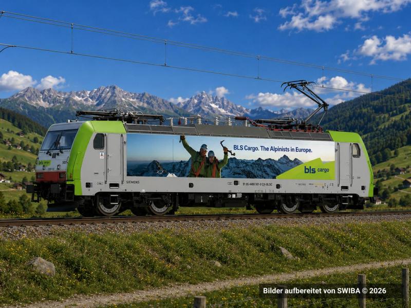 ROCO 7520101 BLS Re 486 'Cargo Alpinisten' ACS