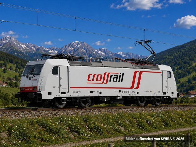 ROCO 7520099 CROSSRAIL Elektrolok BR 186 ACS