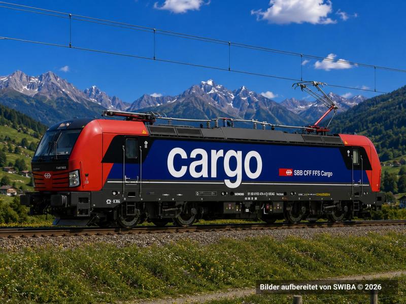 ROCO 7520130 SBB Elektrolok BR 193 'CARGO' ACS