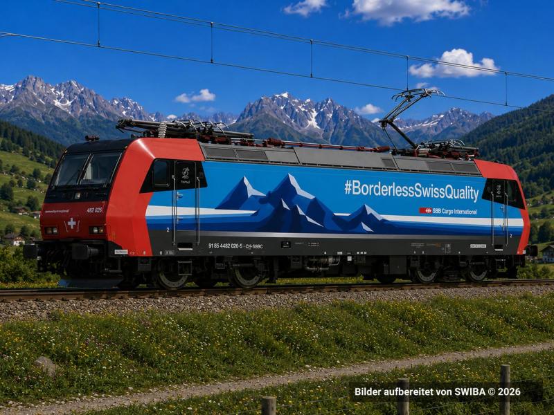 ROCO 7520169 SBB Locomotiva elettrica BR 482 'CARGO' ACS