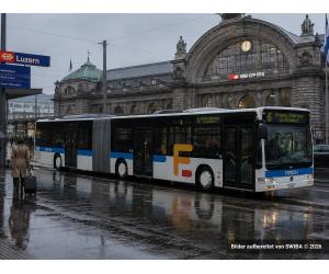 Rietze 72763 MAN City Gelenkbus Lions - Luzern H0 - Ansicht 1