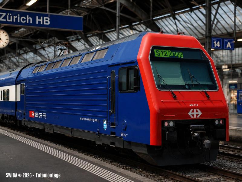 ACME 90285 SBB Re 450 S-Bahn Città di Zurigo ACS