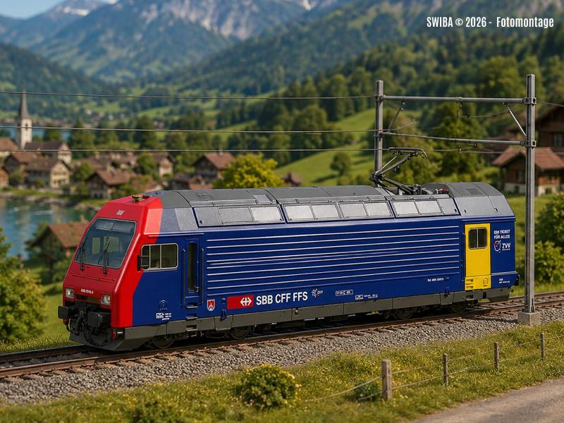 ACME 90233-S SBB Re 450 S-Bahn Zürich locomotive DCS