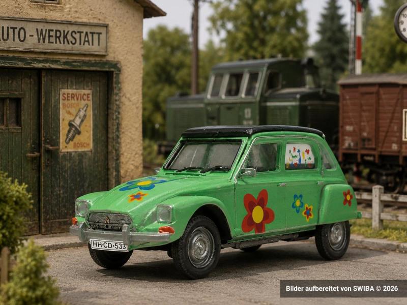 Artitec 387.666 – Citroën Dyane, 2CV anni '70, H0...