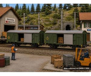 Exact-train 20947 SBB - PTT Postwagen- Set IV - Ansicht 1