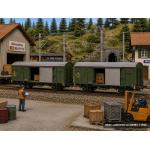 Exact-train 20947 SBB - PTT Postwagen- Set IV - Ansicht 1