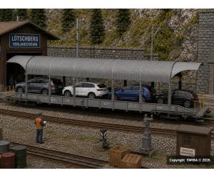 Exact-train 26001 BLS Autoverladewagen- Set. H0, AC - Ansicht 1