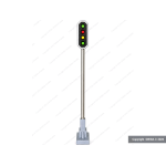 Schneider 2205 SBB Hauptsignal 4 LED. grün/rot/gelb/grün Höhe 72 mm