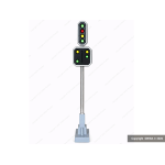 Schneider 2206 SBB Hauptsignal mit Vorsignal 8 LED