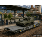 PIKO 96699-12 SBB Transportwagen, CH PzH M109