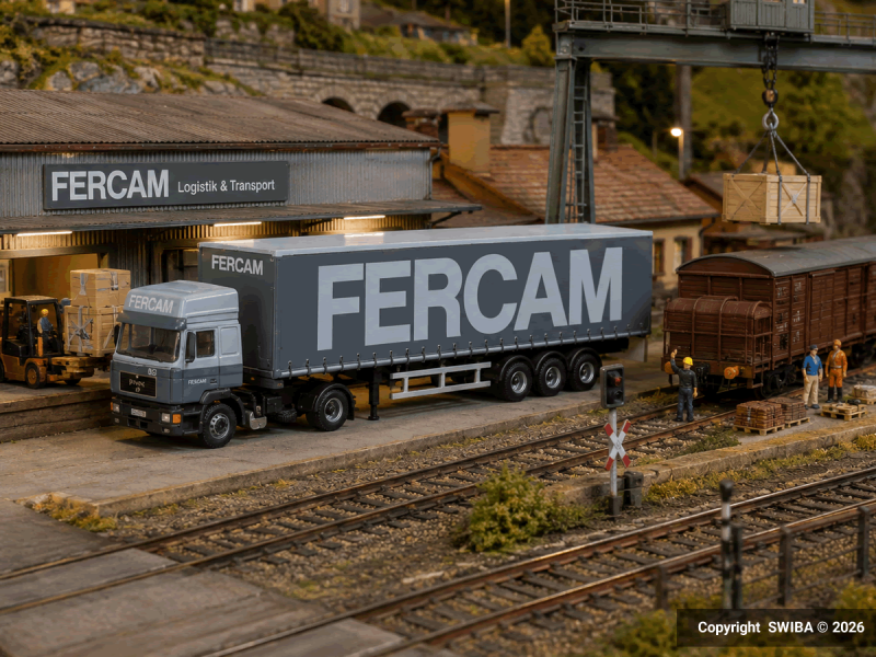 LEMKE 4070 MAN F90 - camion remorque (N)