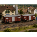 HOBBYTRAIN 24250 SBB Güterwagen K3, Set - Ansicht 1