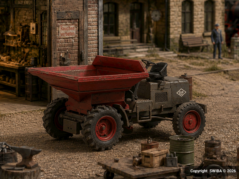 ART 387.421 Muldenkipper- Raddumper, Fertigmodell H0
