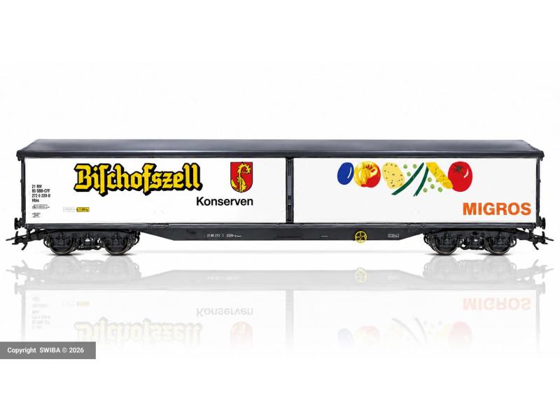 LS MODELS 37109 SBB Habis-X Bischofszell Set mit 3 Waggons H0