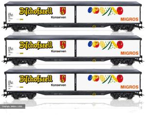 LS MODELS 37109 SBB Habis-X Bischofszell Set mit 3 Waggons H0 - Detailansicht 2