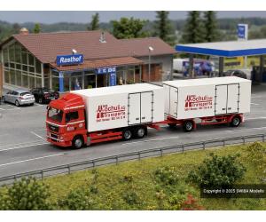 AWM 55200 MAN TGX XLX, Kofferhängerzug, Hochuli AG - Detailansicht 2