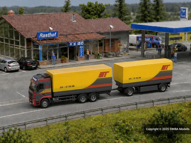 AWM 55024 Volvo FH train remorque S T Seeger H0