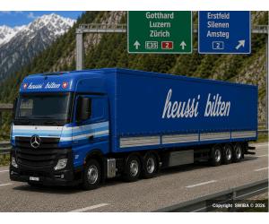 AWM 55226 MB Actros Gigaspace 'Heussi Bilten' H0 - Ansicht 1