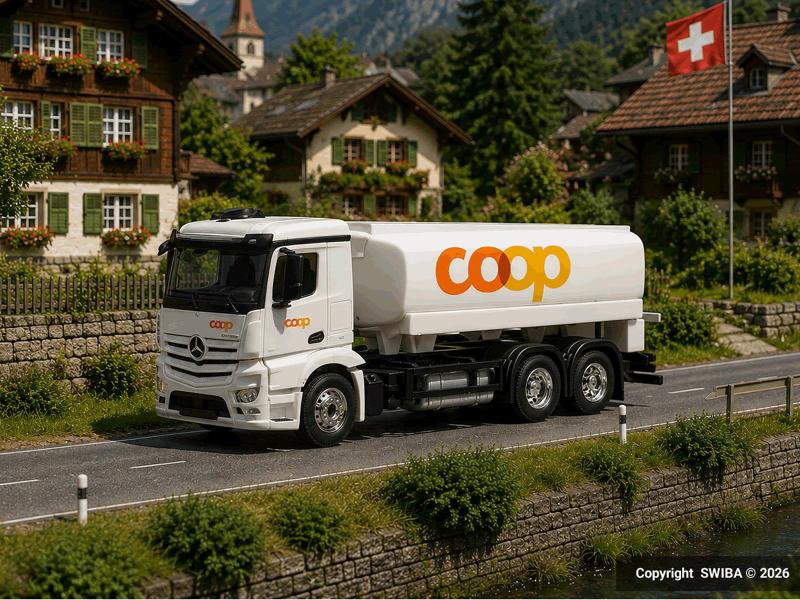 HERPA / ACE 5120 MB Antos Coop véhicule-citerne H0