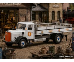ACE 002362 Saurer S4C mit Pritsche Bj. 1963 Brauereri Farns - Ansicht 1