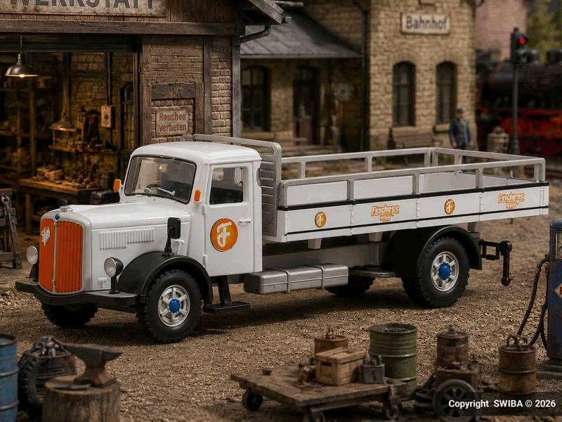 ACE 002362 Saurer S4C avec plateau année 1963...