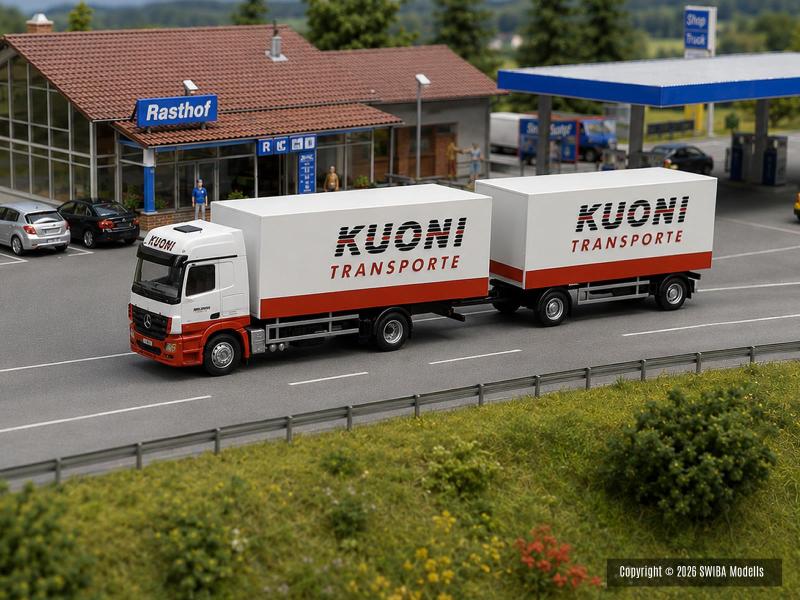 AWM 55150 MB Actros MP2 - KUONI Domat Ems, H0