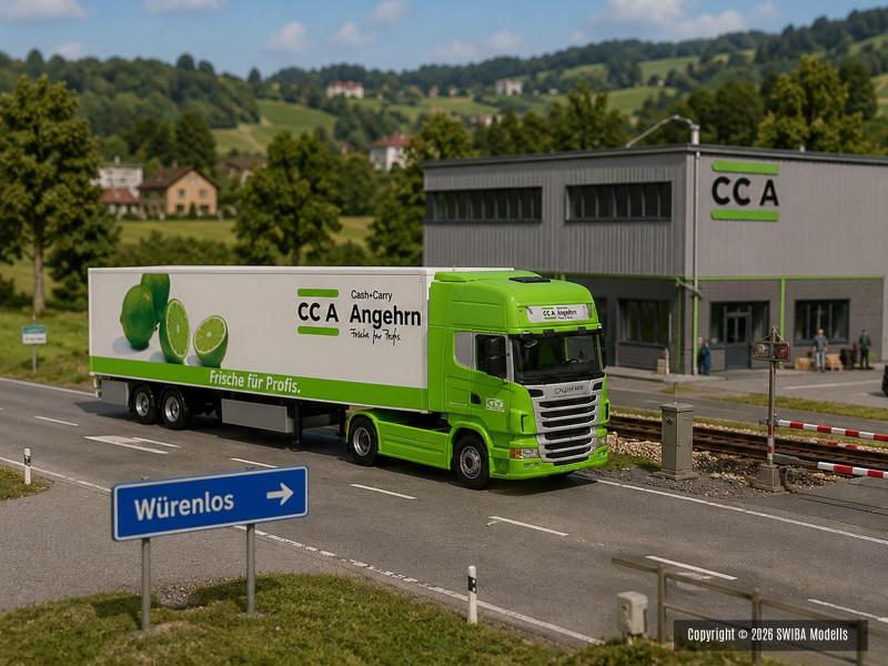 AWM 55227 Scania TOP - Rimorchio frigorifero CCA Cash...