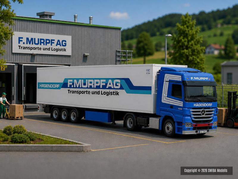AWM 55135 Autoarticolato MB Actros MP2 Murpf, H0...