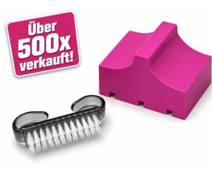 SWIBA 11584 Reinigungsklotz mit Bürste H0 / AC/DC - Ansicht 1