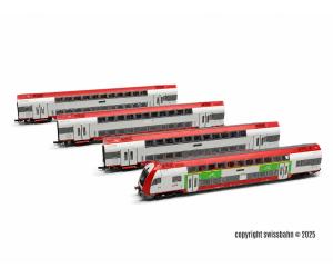 ROCO 6220148 CFL Set: Doppelstockwagen, 4 tlg. AC - Detailansicht 2