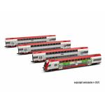 ROCO 6220148 CFL Set: Doppelstockwagen, 4 tlg. AC - Detailansicht 2