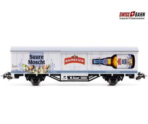PIKO 27746 BLS Gedeckter Güterwagen Ramseier Moscht, H0 - Detailansicht 2