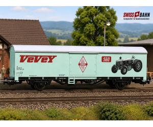 PIKO 54306 SBB Gedeckter Güterwagen Vevey 560 , H0 - Ansicht 1