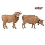 POLA 331554 Allgäuer Braunvieh, 2 Stück Spur G - Detailansicht 2