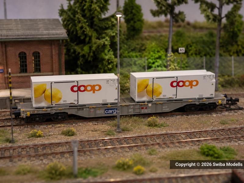 MINITRIX 15492 Containertragwagen coop®