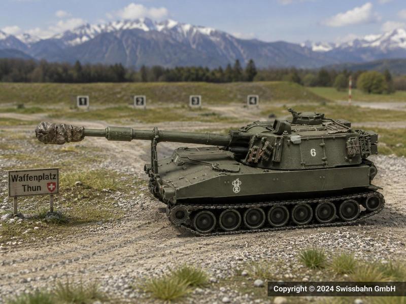 ARTITEC 6870155 CH Panzerhaubitze M109 CH- Trainload