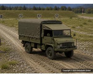 ARTITEC 6870782 Unimog 404s Pritsche Plane CH-Armee - Ansicht 1