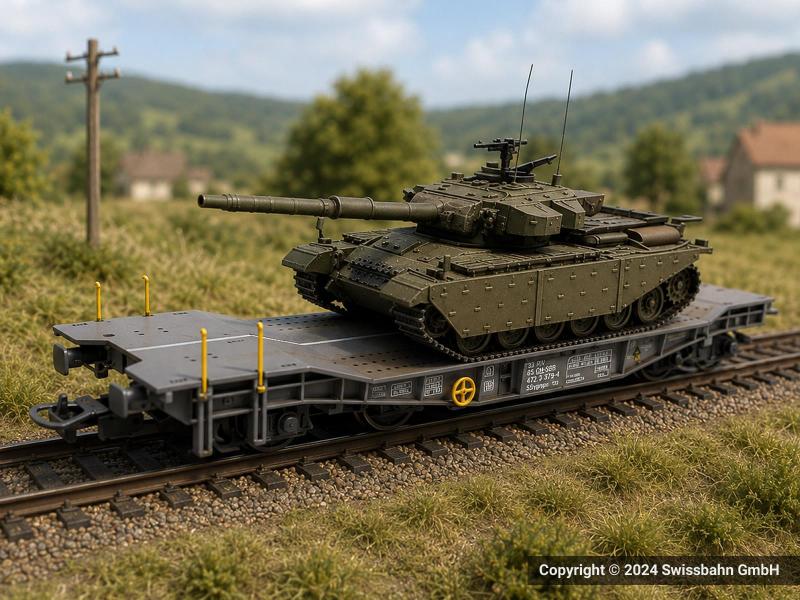 PIKO 96699 -05 SBB Carri di trasporto CH- Panzer...