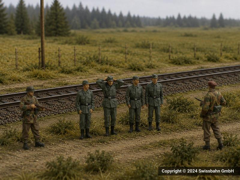 ARTITEC 5870065 Wehrmacht Kriegsgefangene + britische Fallschirmjäger