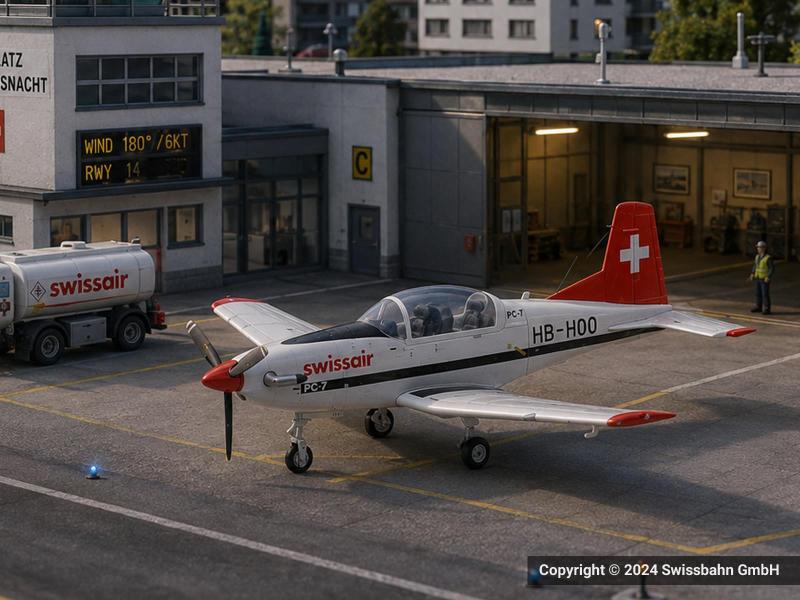 ACE 1715  Pilatus PC-7 Swissair HB-HOO