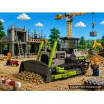 SB 102129 Planier- Bulldozer auf Baustelle, ABS - Technik - Front