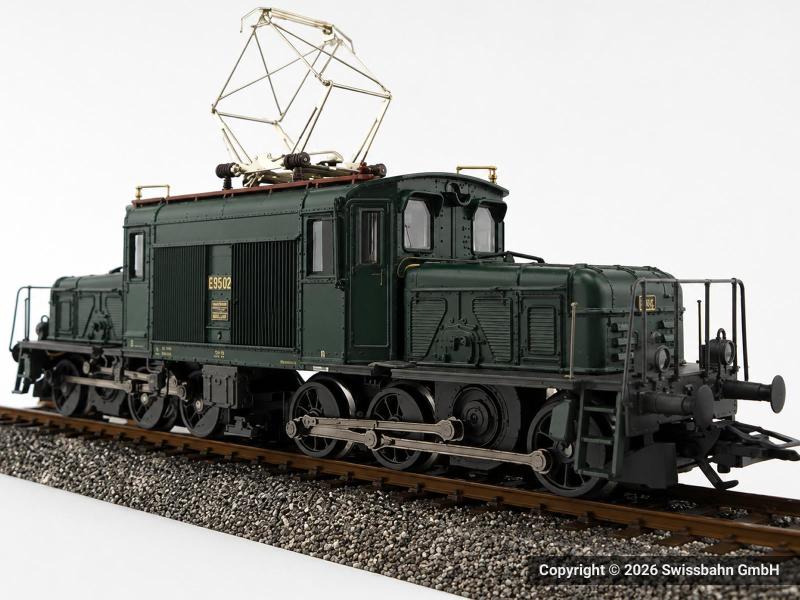 Märklin 37522 SBB De 6/6 Seetalkrokodil grün