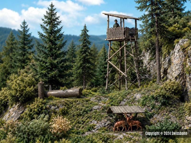 Faller 130290 Schweizer  Jägerhochsitz , Zubehör