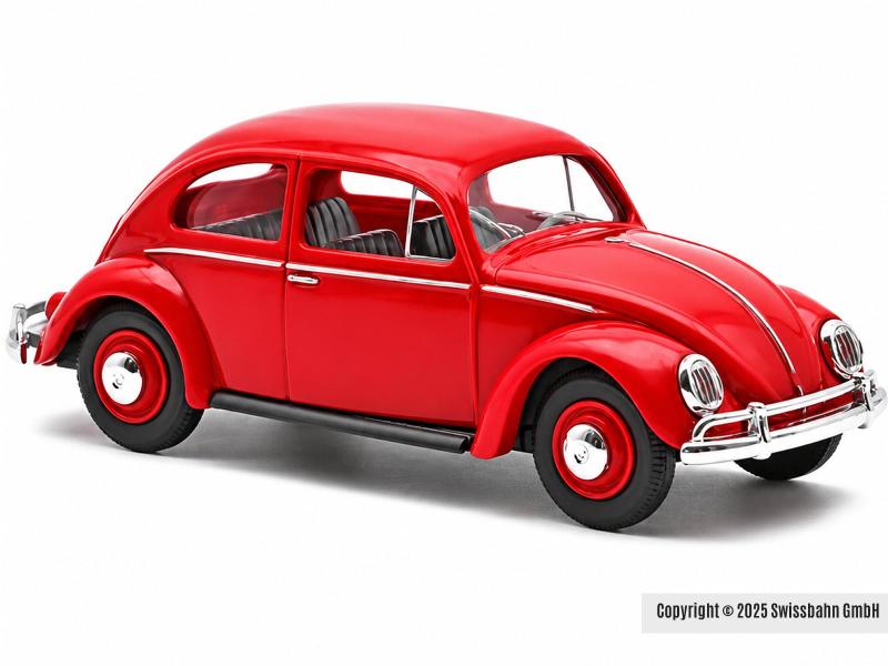 BUSCH 52955 VW Maggiolino Finestrino Ovale (Rosso)