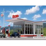 BUSCH 01005 Tankstelle asu den 50er Jahren!