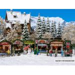 BUSCH 1059 Stimmungsvoller Weihnachtsmarkt, H0 - Ansicht 1